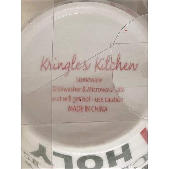 New in Box Kringle's Kitchen Gift Set - Coffee Mug and Small Gingerbread Dish - Picture 5 of 6